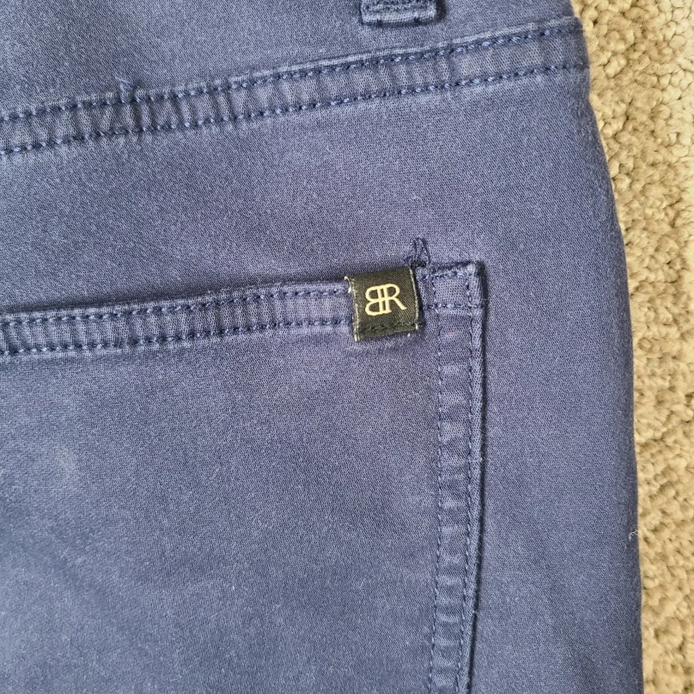 Banana Republic Pants Men 38x30 Blue Chino Slim Fit Cotton Stretch 5 Pocket Navy
